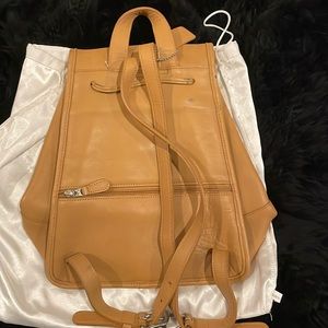 COACH Y2K Vintage tan Leather Daypack Backpack Back Pack Book Bag Purse